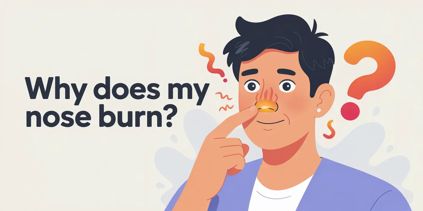 Why does my nose burn